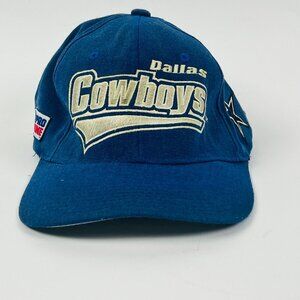 Vintage Starter Dallas Cowboys Fitted Cap Blue Size 7 -7 3/4 Embroidered Logo